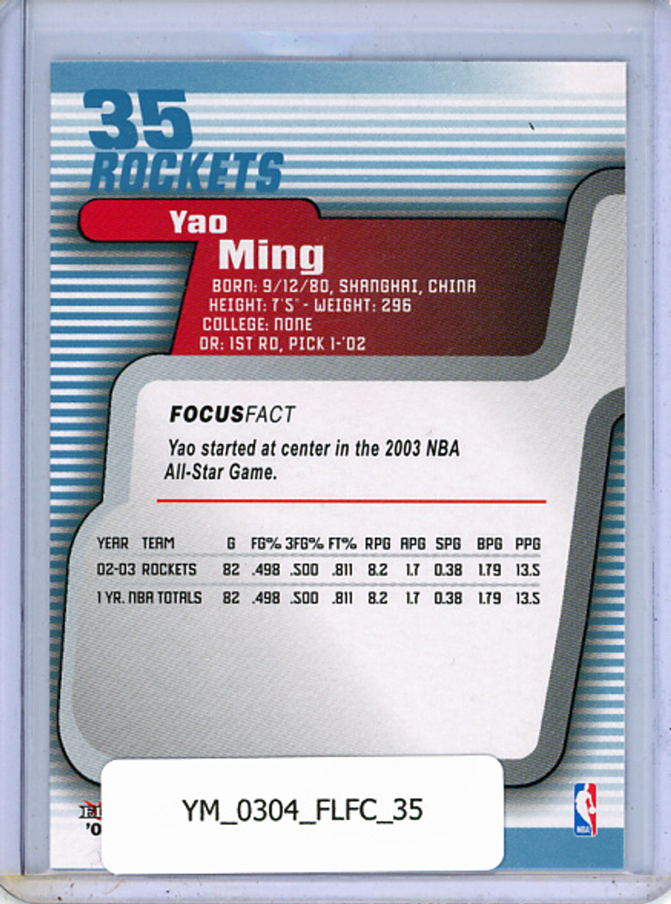 Yao Ming 2003-04 Focus #35