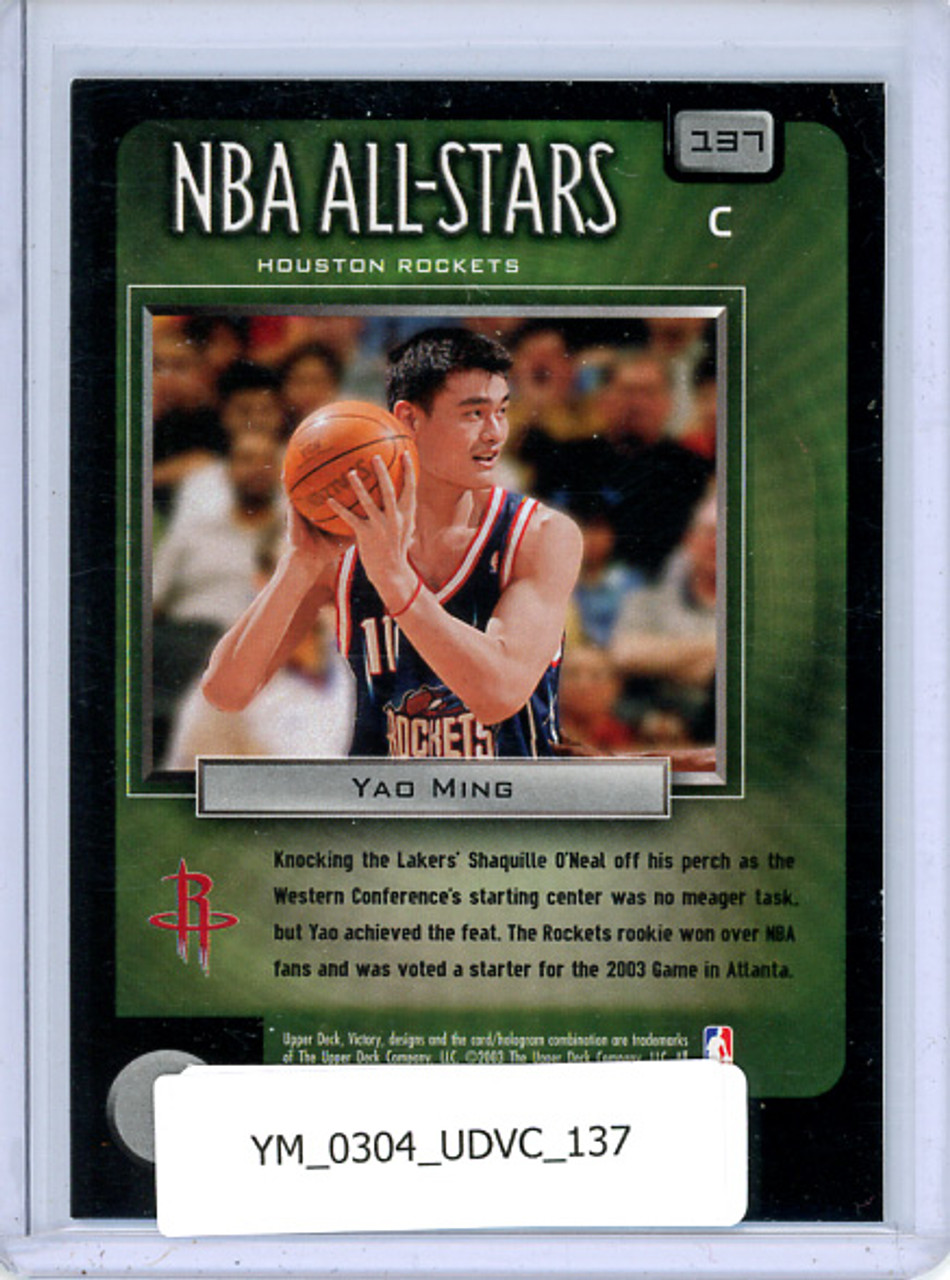 Yao Ming 2003-04 Victory #137 NBA All-Stars