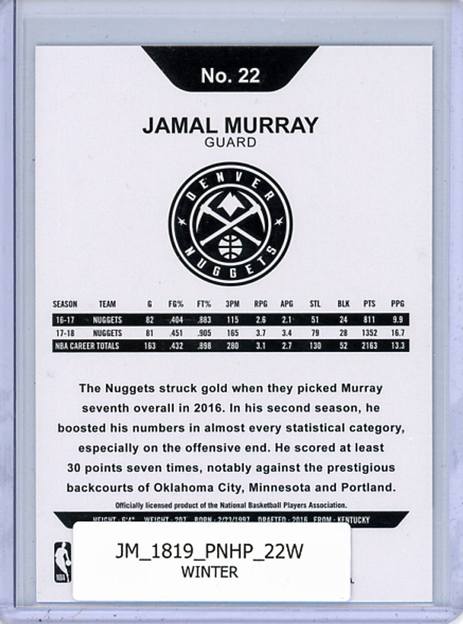 Jamal Murray 2018-19 Hoops #22 Winter