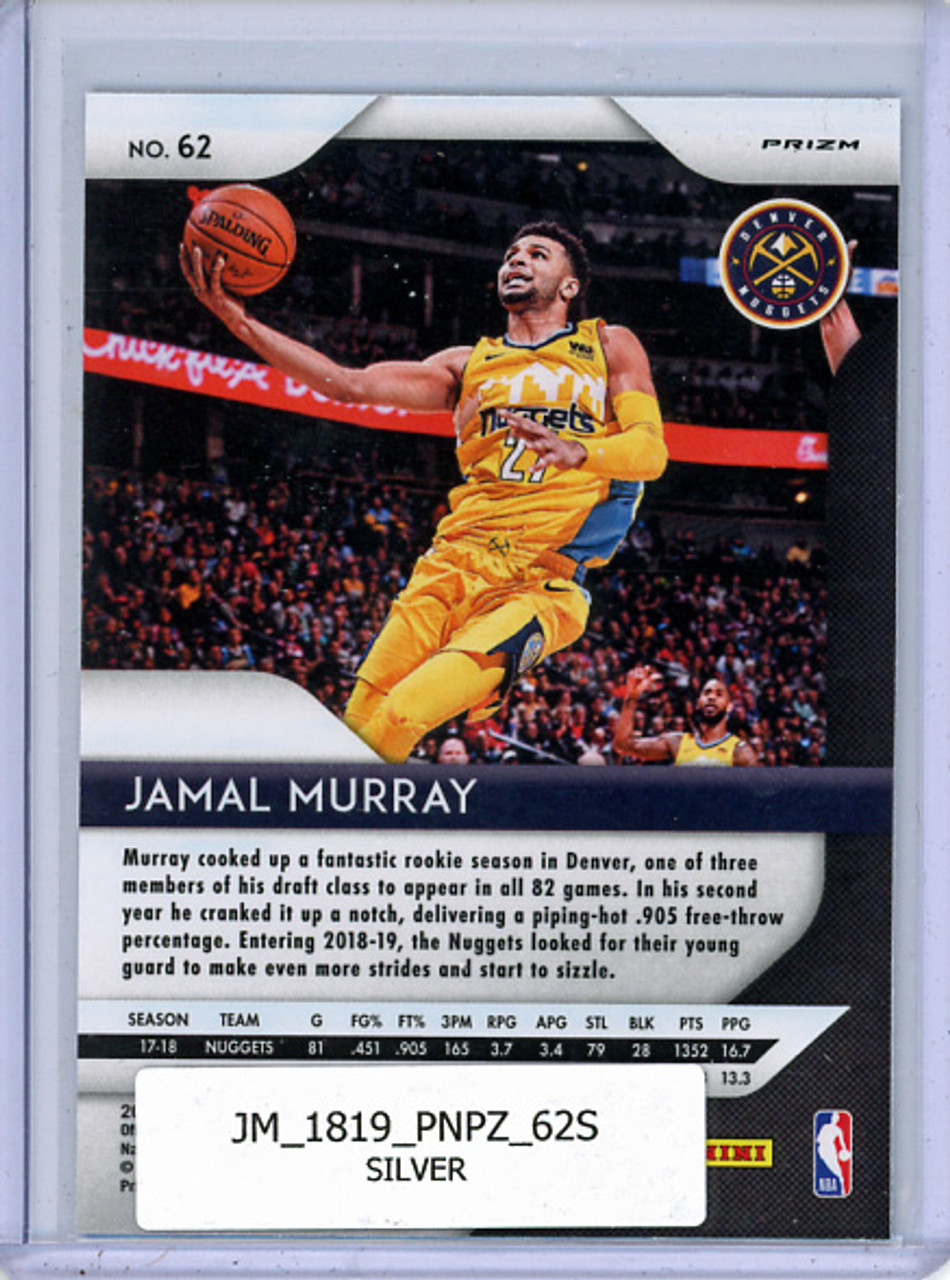 Jamal Murray 2018-19 Prizm #62 Silver