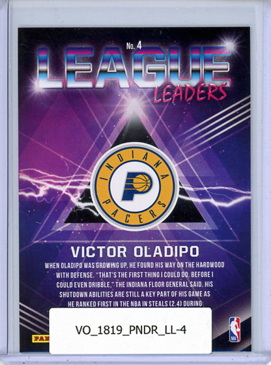 Victor Oladipo 2018-19 Donruss, League Leaders #4