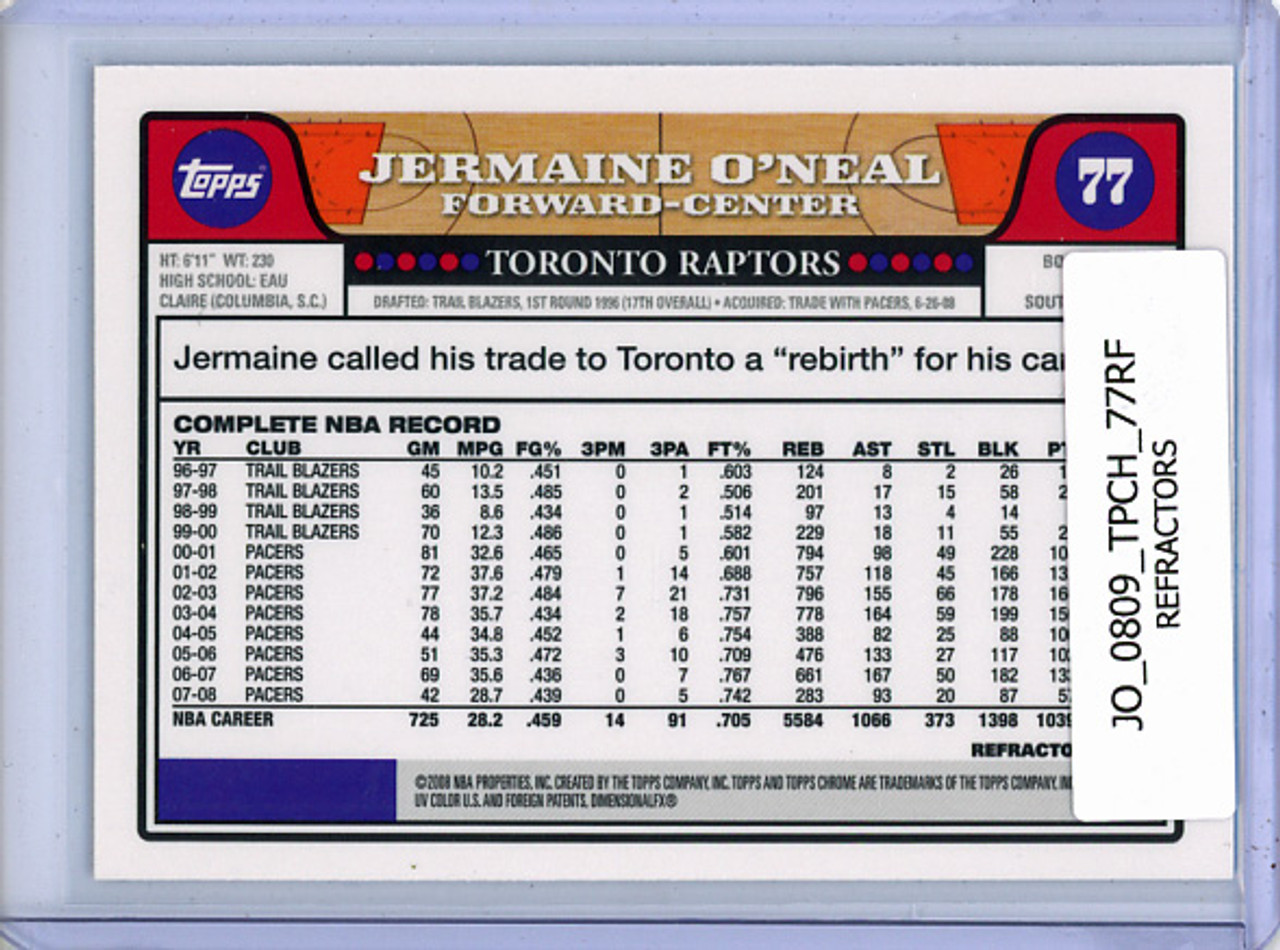 Jermaine O'Neal 2008-09 Topps Chrome #77 Refractors