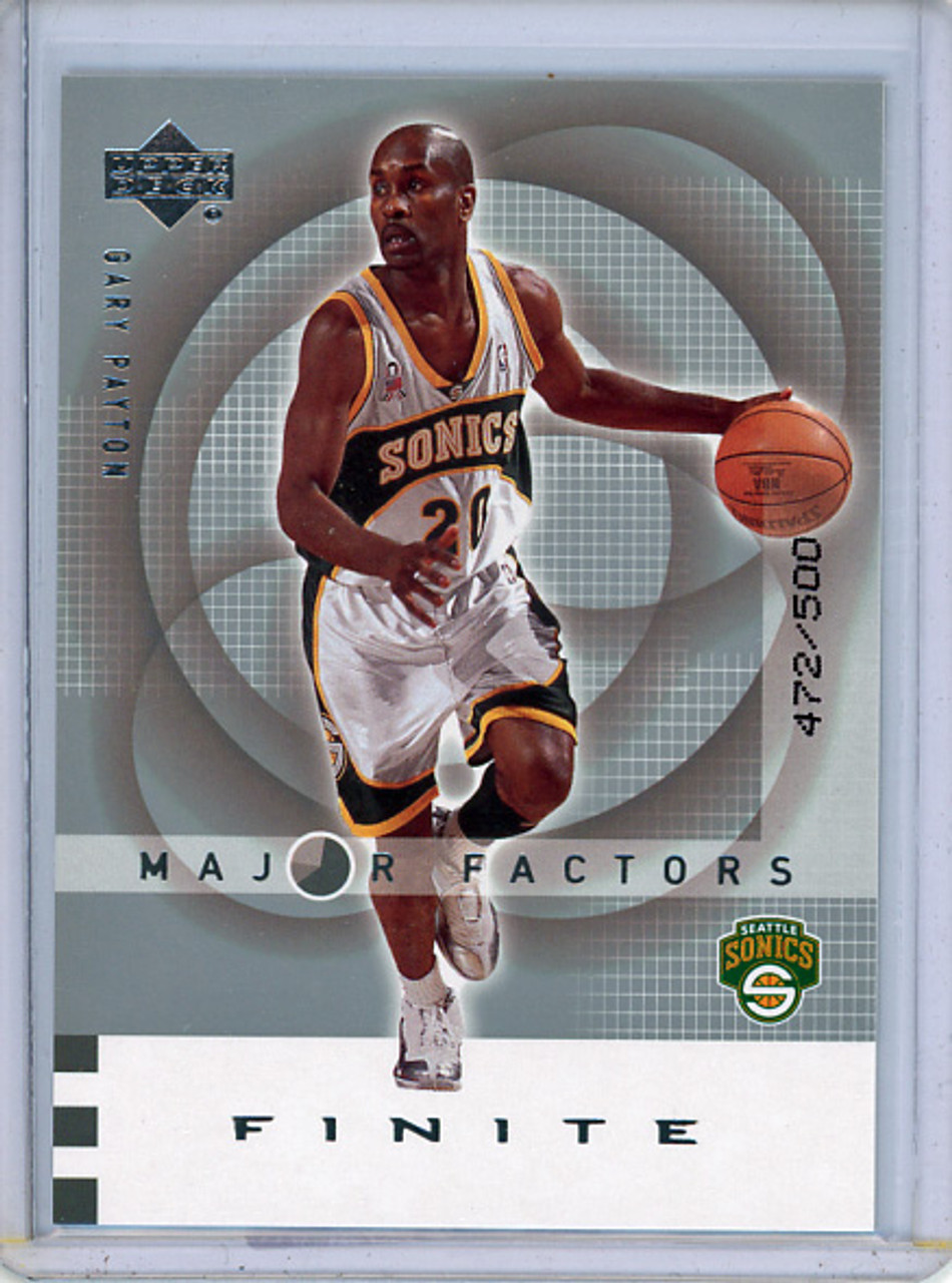 Gary Payton 2002-03 Finite #126 Major Factors (#472/500)