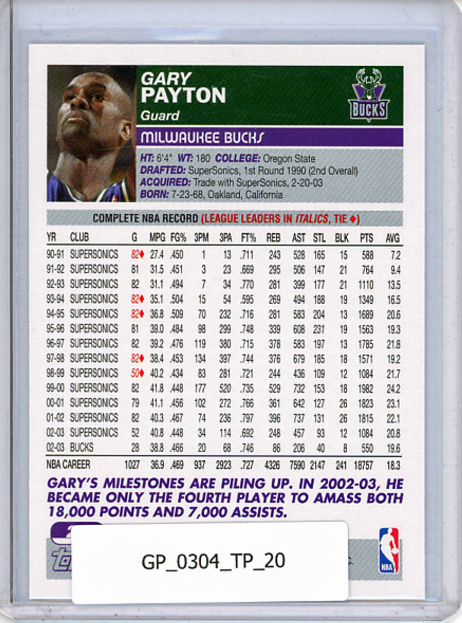 Gary Payton 2003-04 Topps #20