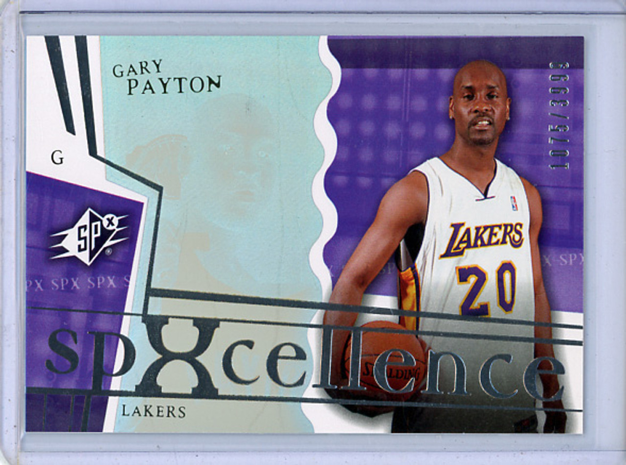 Gary Payton 2003-04 SPx #132 SPXcellence (#1075/3999)