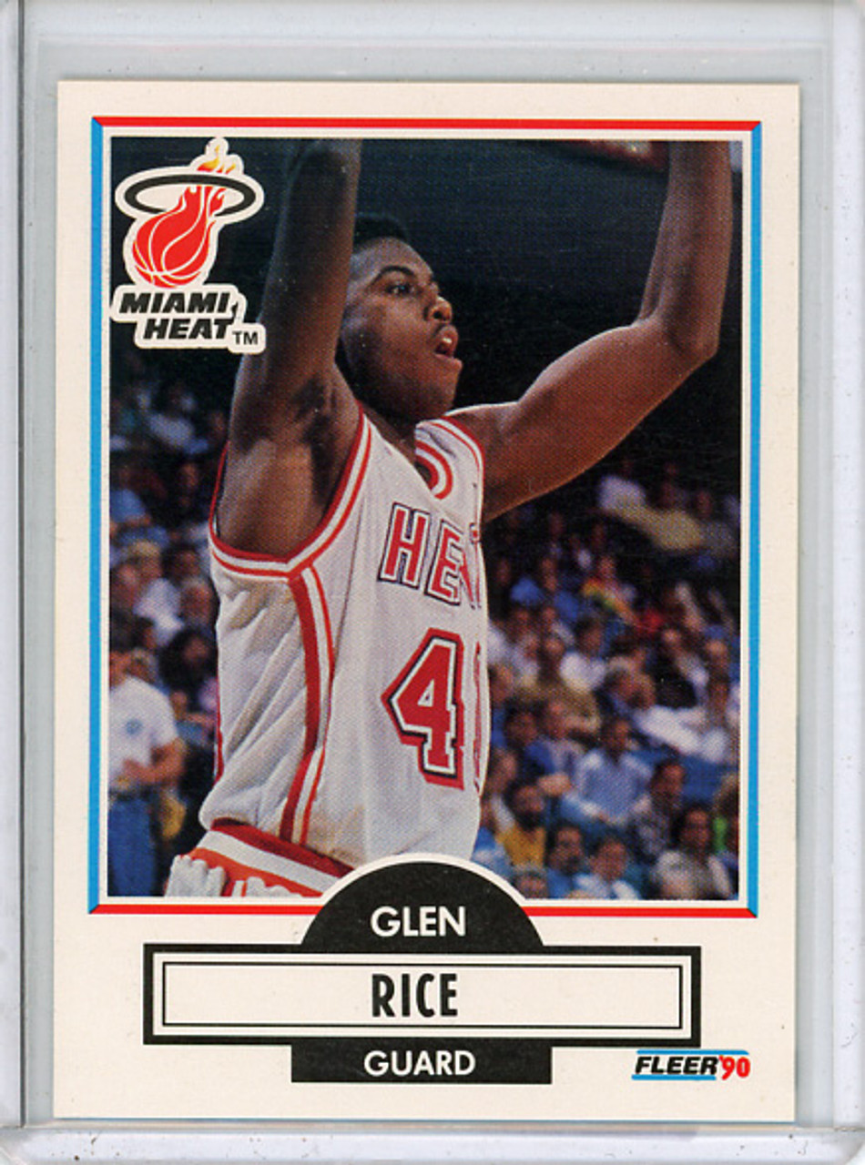 Glen Rice 1990-91 Fleer #101