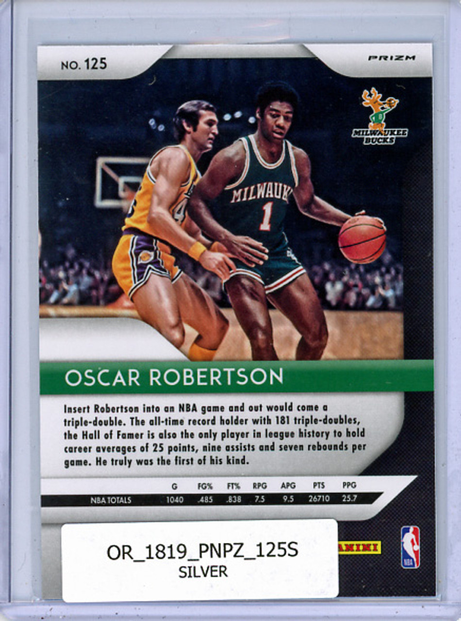 Oscar Robertson 2018-19 Prizm #125 Silver