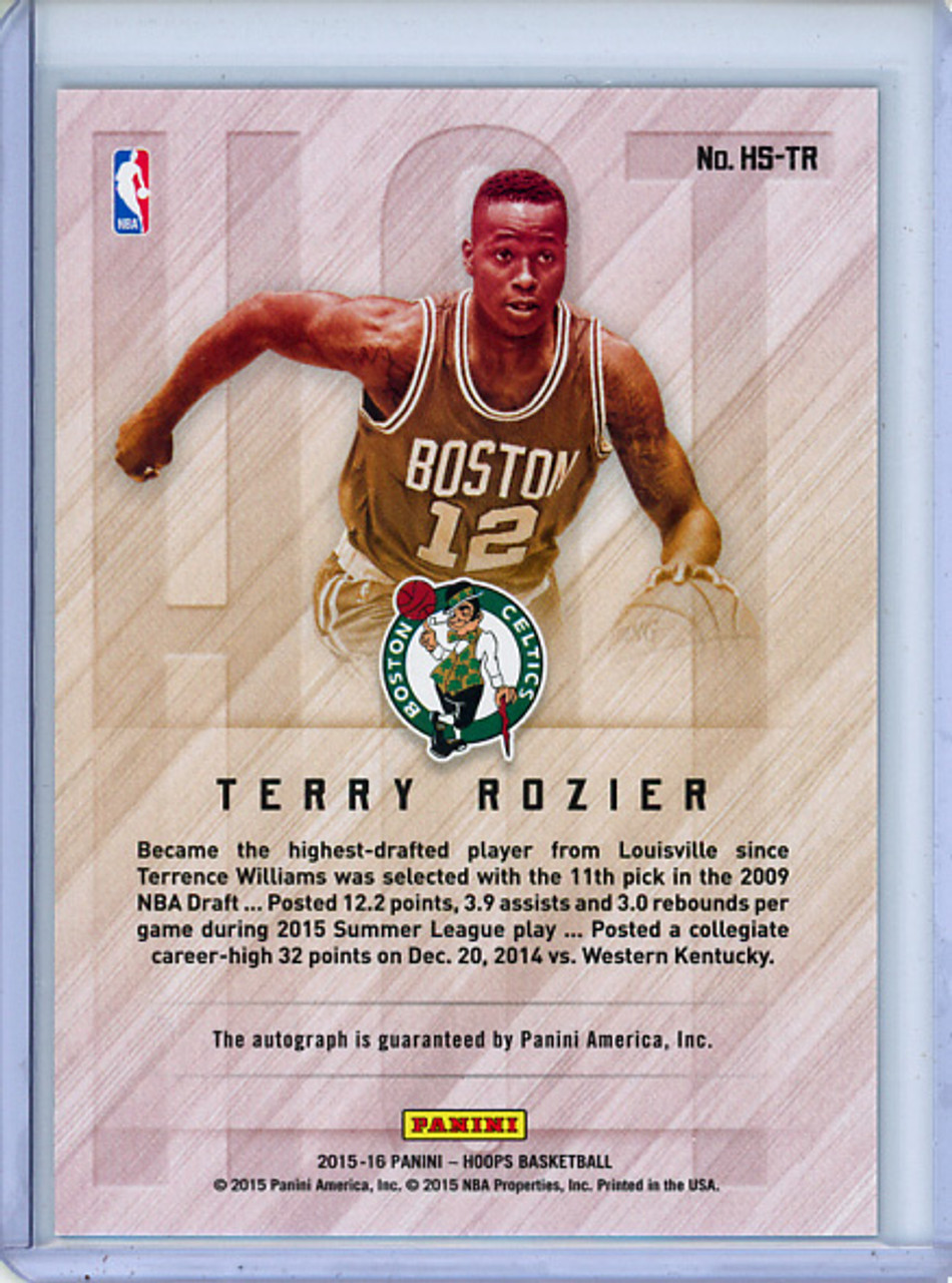 Terry Rozier 2015-16 Hoops, Hot Signatures #HS-TR (1)