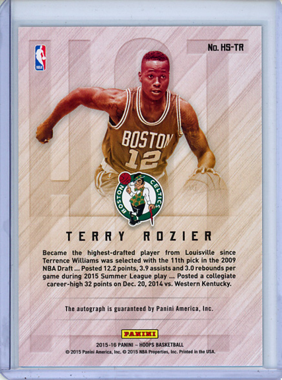 Terry Rozier 2015-16 Hoops, Hot Signatures #HS-TR (2)