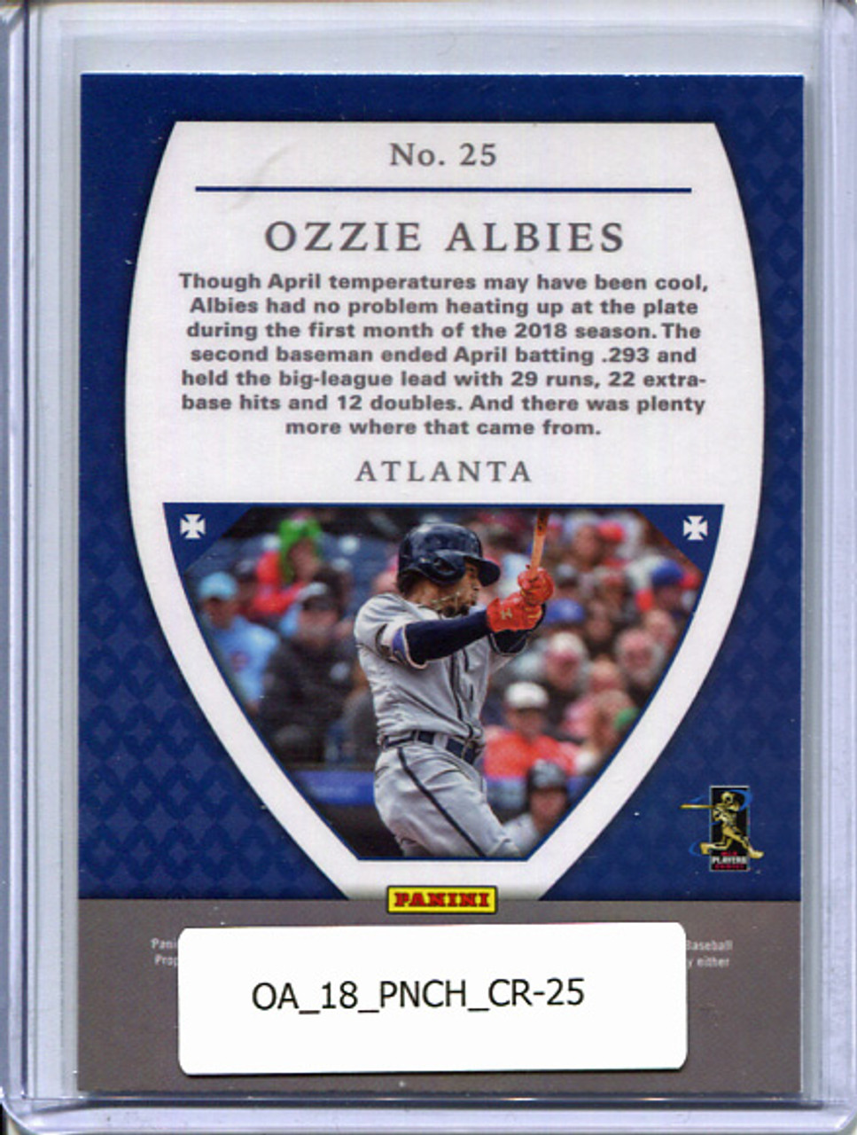 Ozzie Albies 2018 Chronicles, Crusade #25