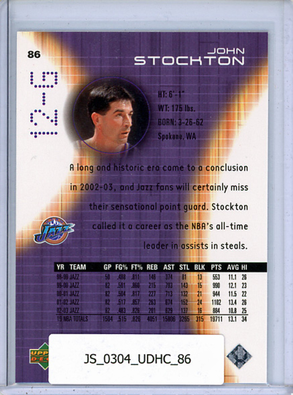 John Stockton 2003-04 Hardcourt #86