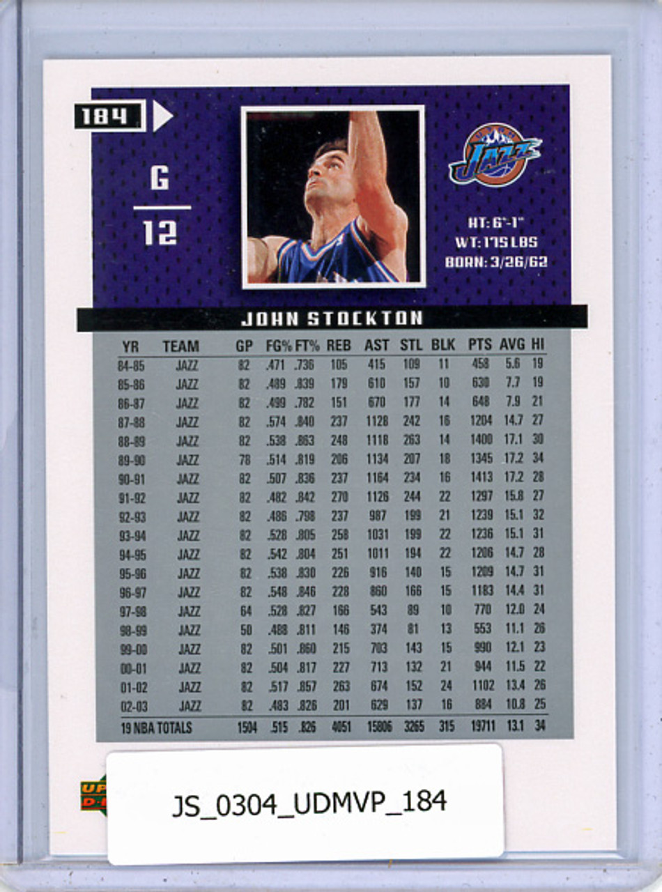 John Stockton 2003-04 MVP #184