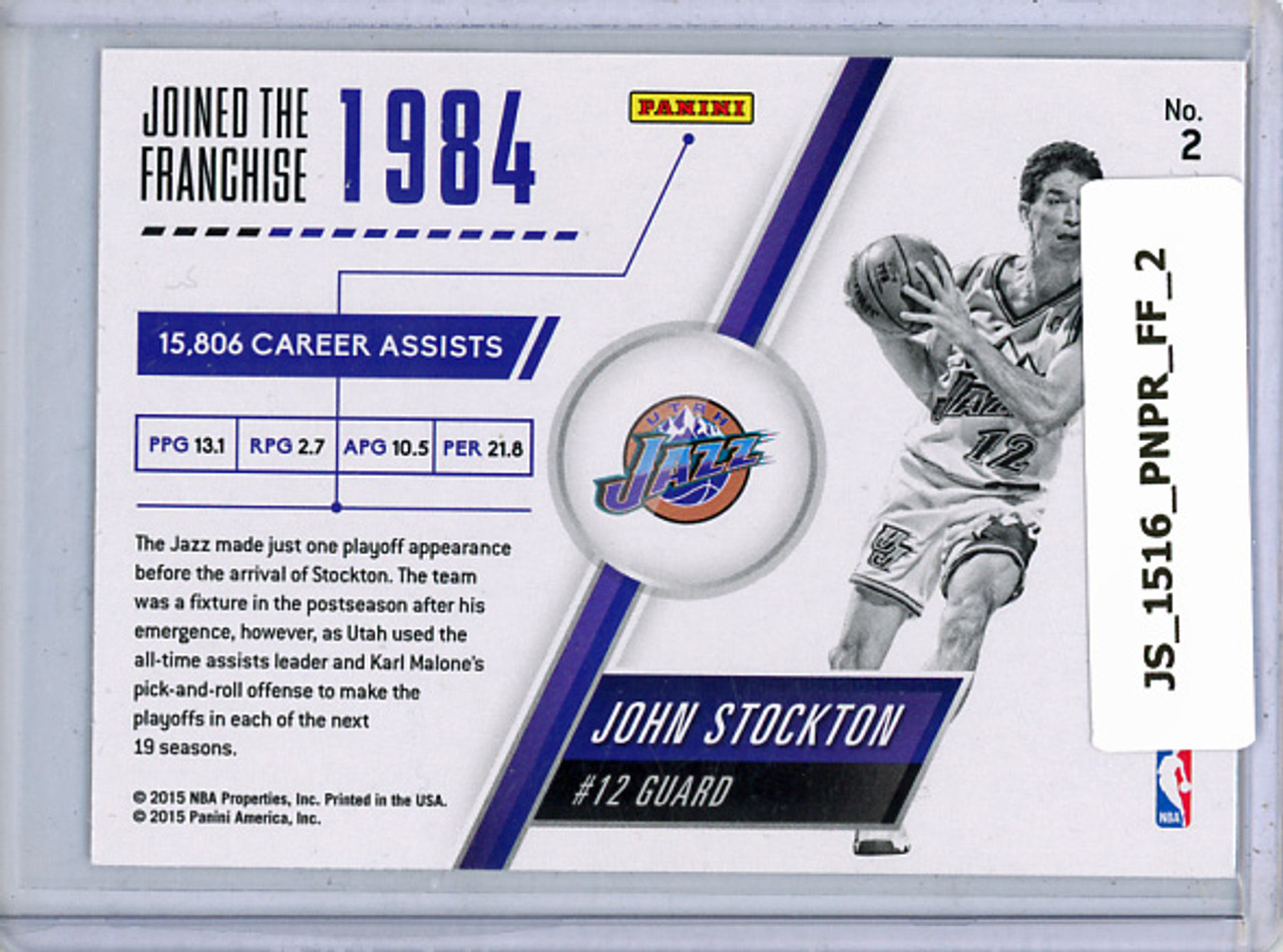 John Stockton 2015-16 Prestige, Franchise Favorites #2