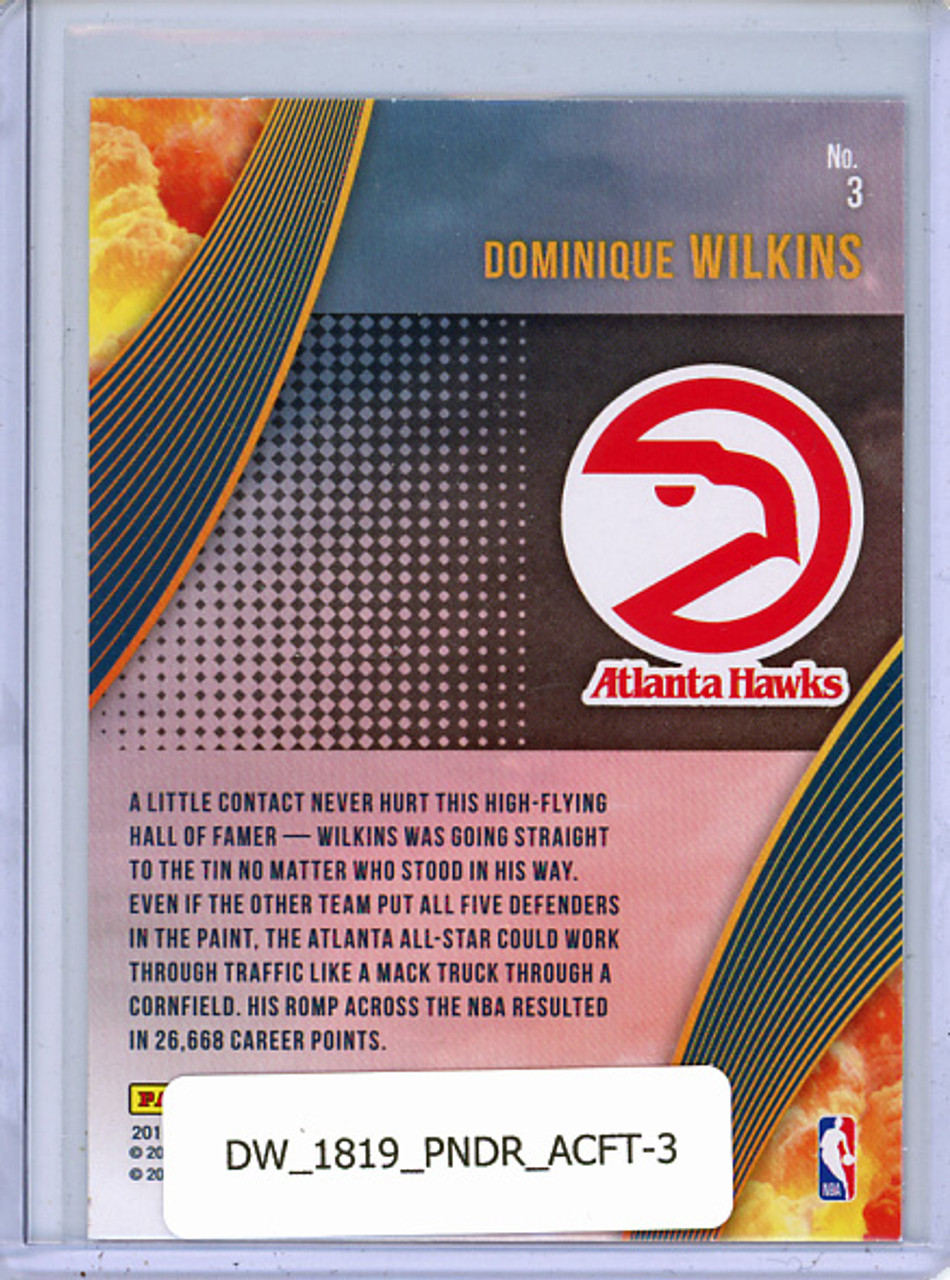 Dominique Wilkins 2018-19 Donruss, All Clear for Takeoff #3