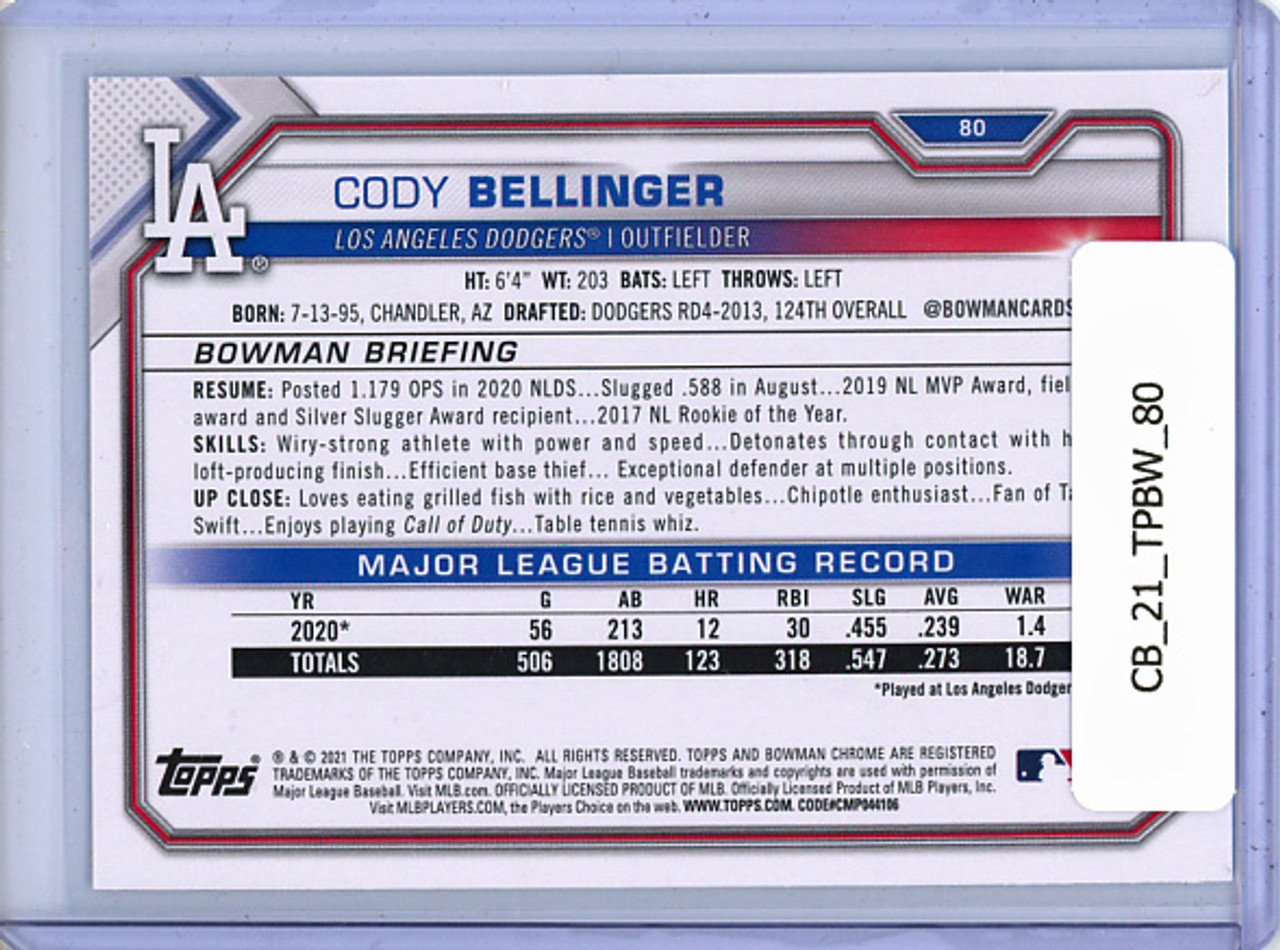 Cody Bellinger 2021 Bowman #80