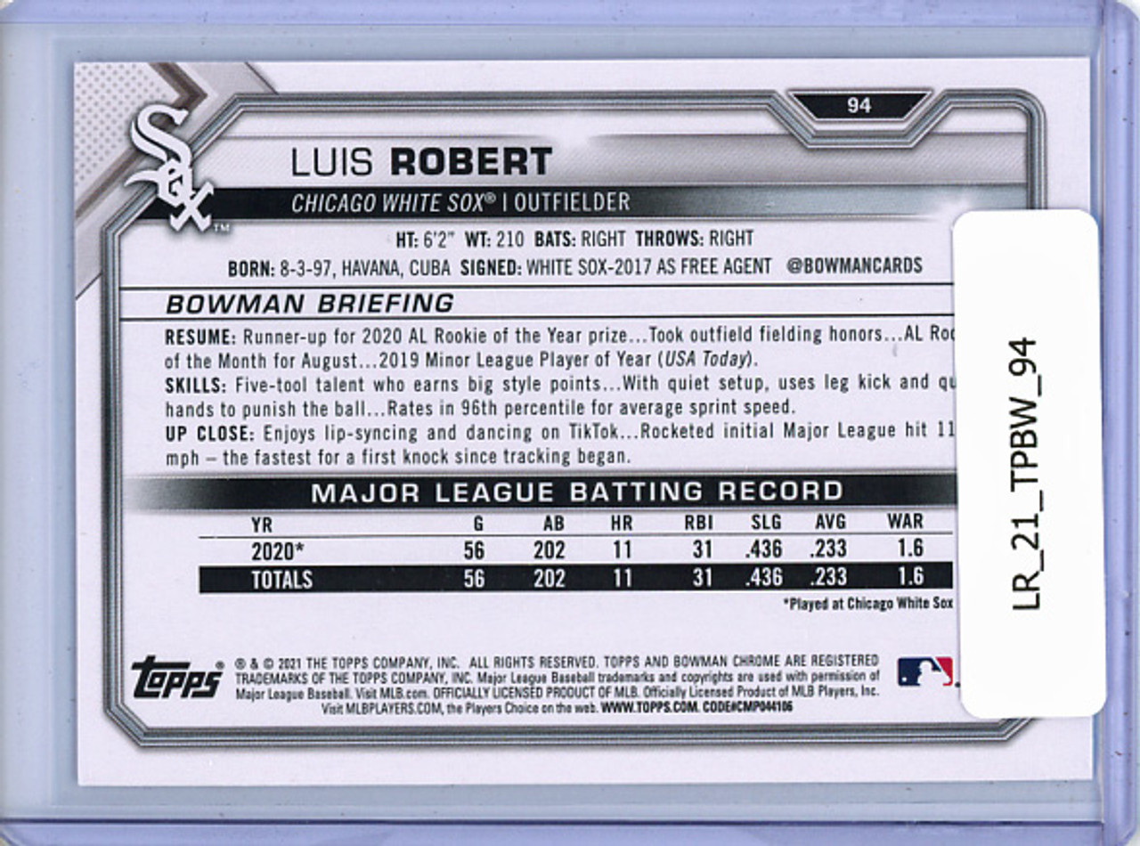 Luis Robert 2021 Bowman #94