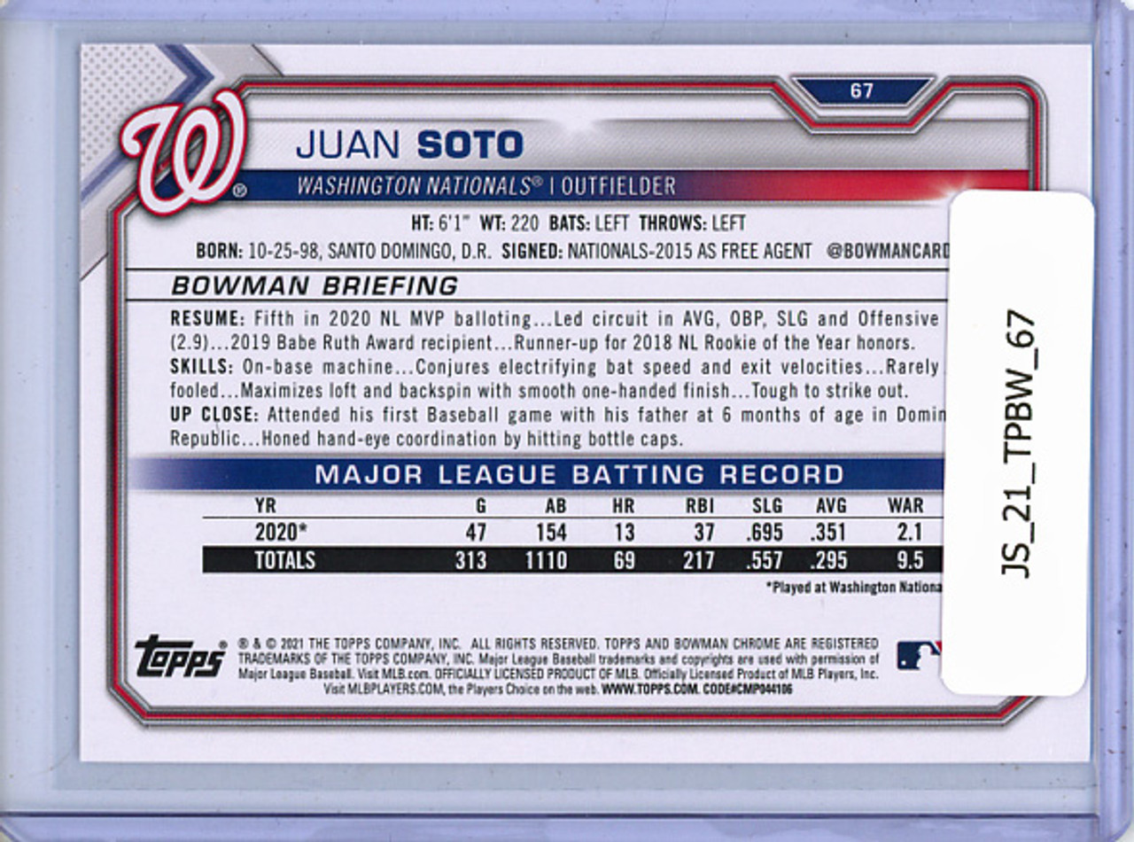 Juan Soto 2021 Bowman #67