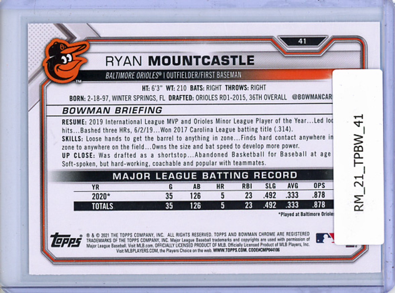 Ryan Mountcastle 2021 Bowman #41