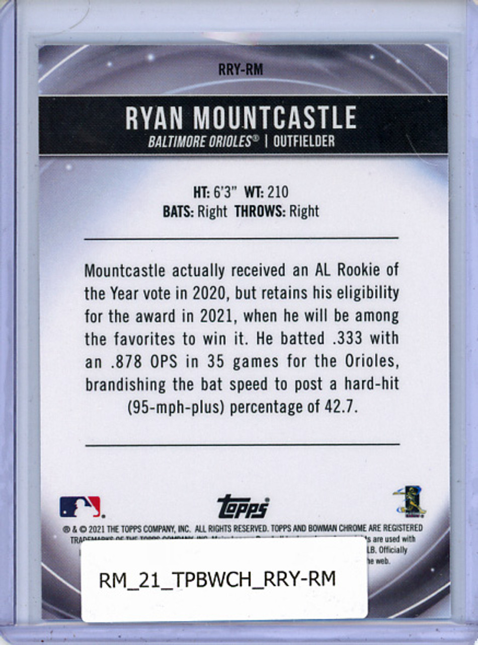 Ryan Mountcastle 2021 Bowman Chrome, Rookie of the Year Favorites #RRY-RM
