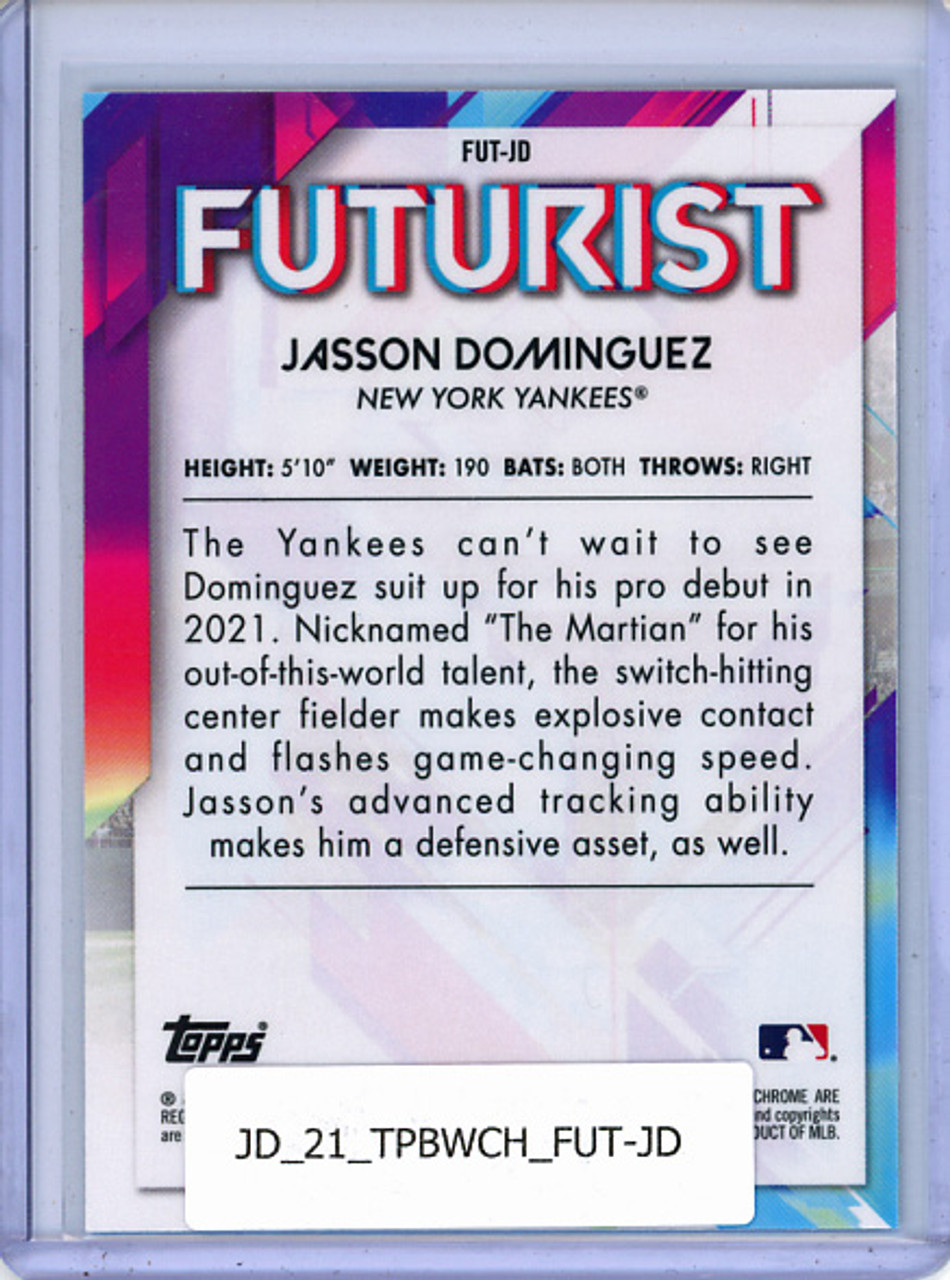 Jasson Dominguez 2021 Bowman Chrome, Futurist #FUT-JD