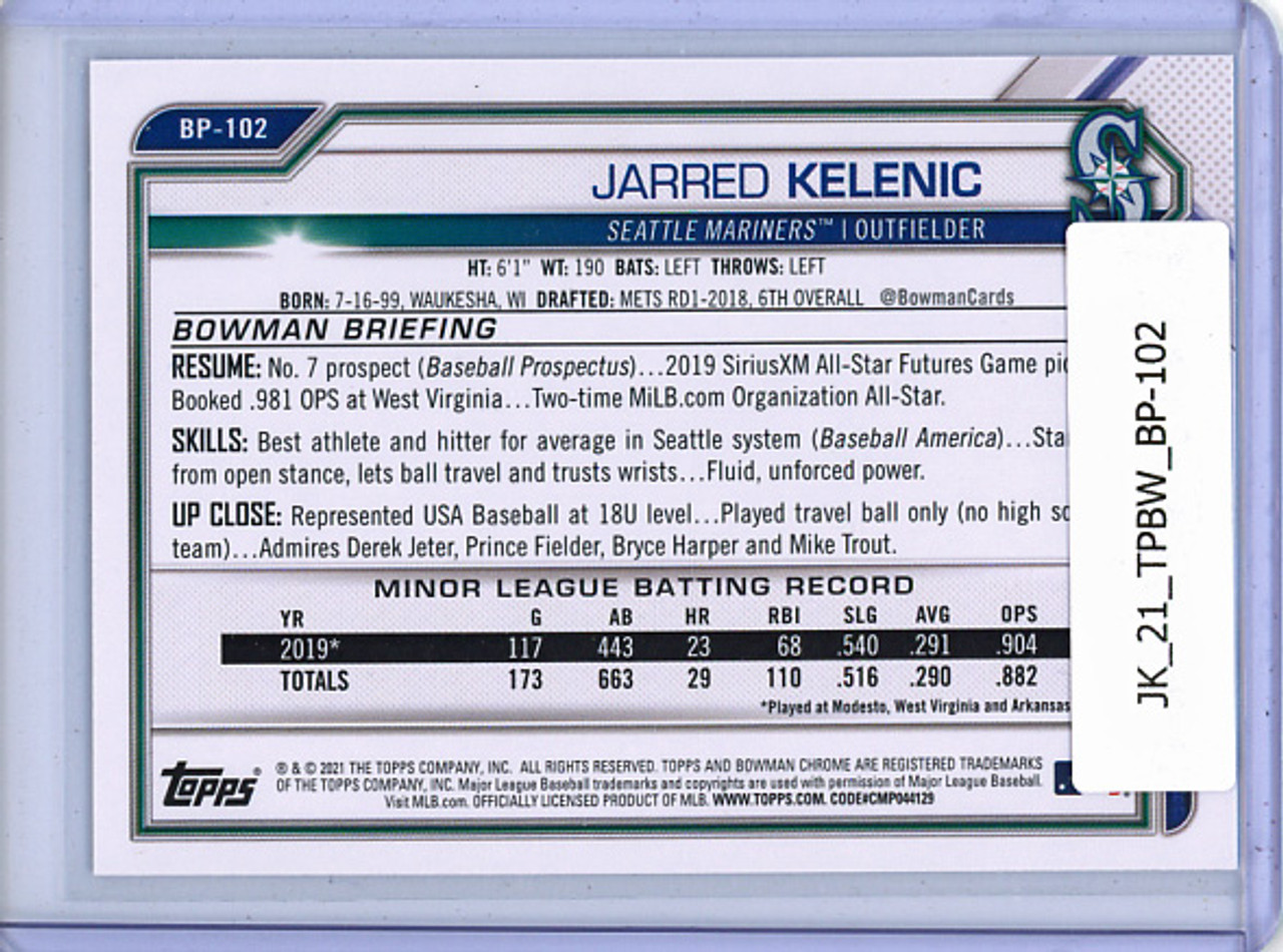 Jarred Kelenic 2021 Bowman Prospects #BP-102
