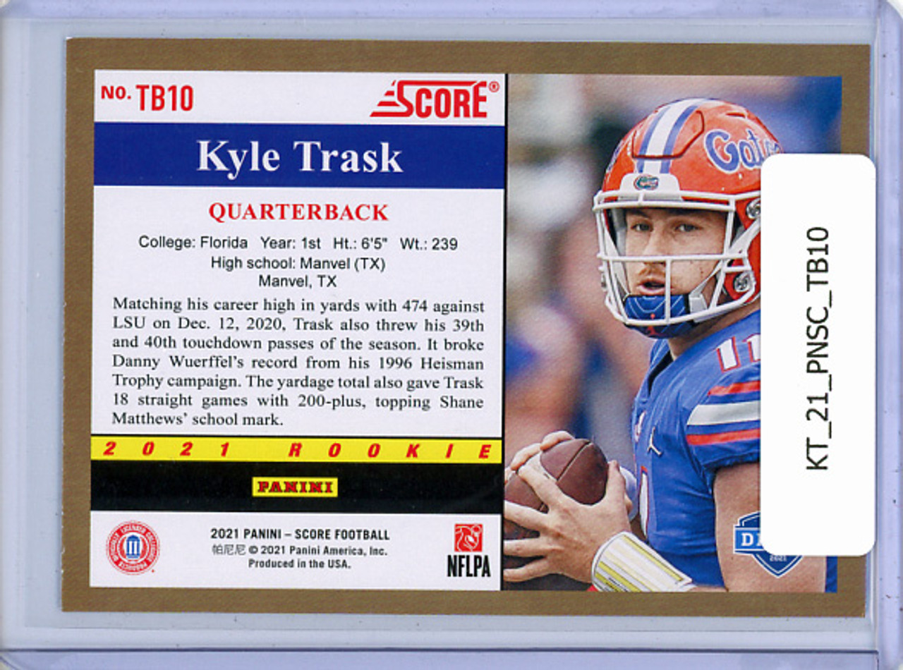Kyle Trask 2021 Score, 1991 Throwback Rookies #TB10