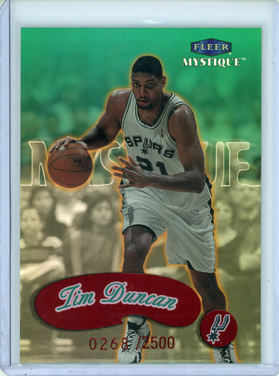 Tim Duncan 1999-00 Mystique #143 (#0268/2500)