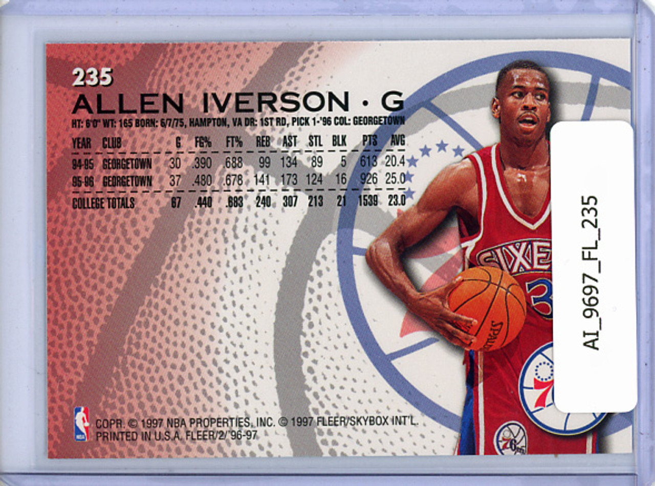 Allen Iverson 1996-97 Fleer #235