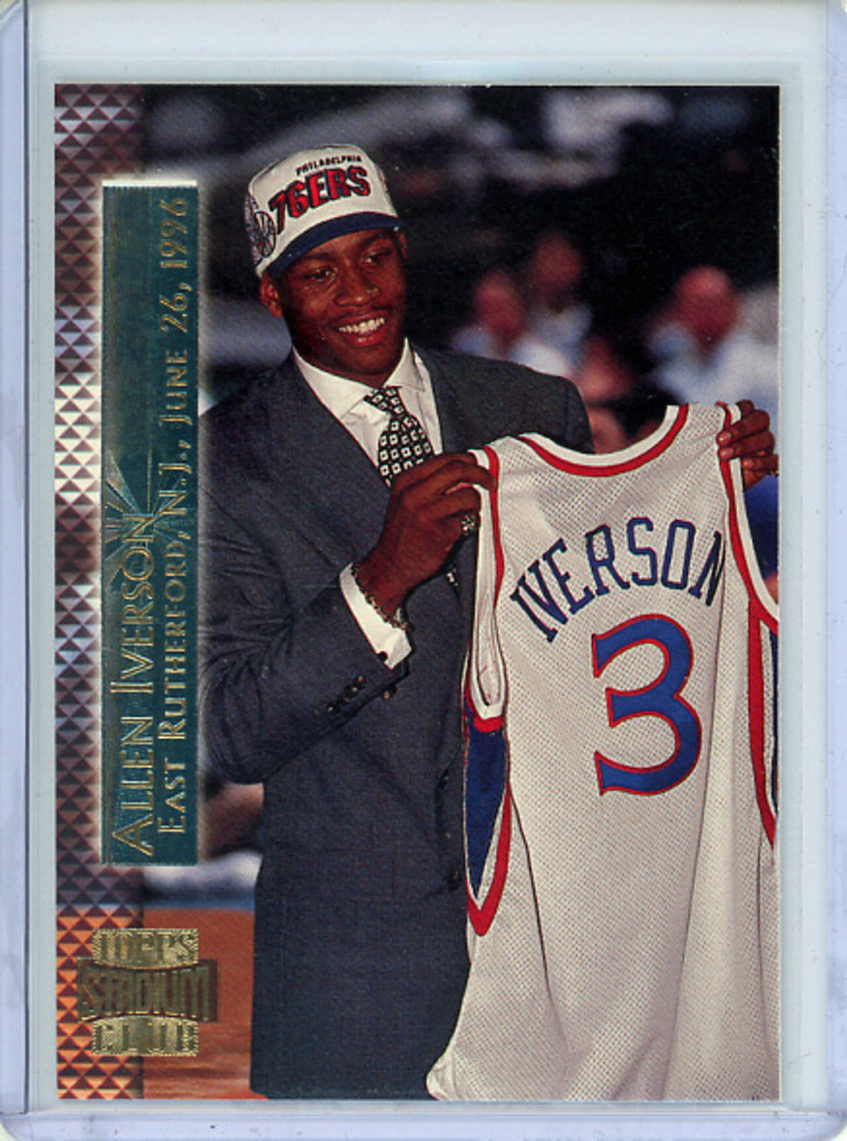 Allen Iverson 1996-97 Stadium Club, Shining Moments #SM15