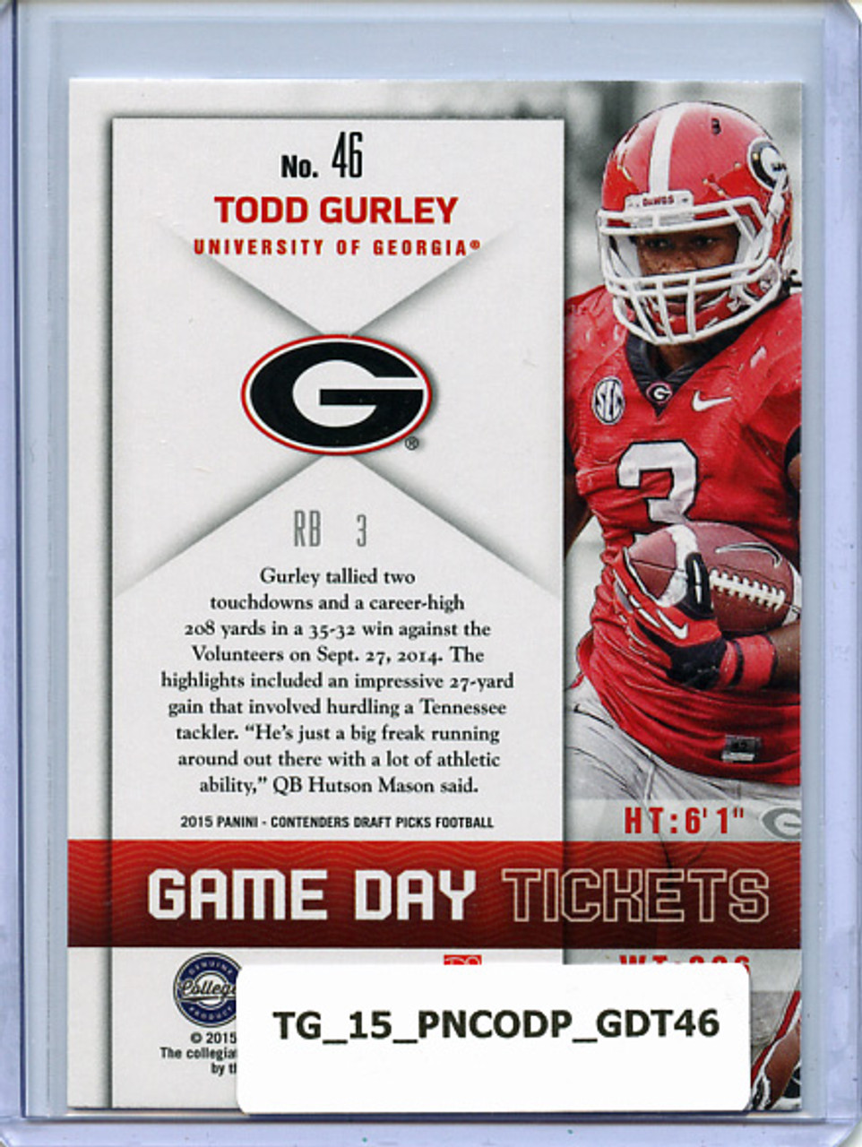 Todd Gurley 2015 Contenders Draft Picks, Game Day Tickets #46