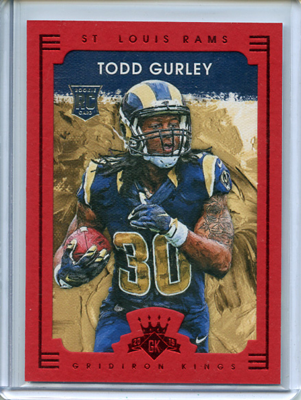 Todd Gurley 2015 Gridiron Kings #102 Framed Red