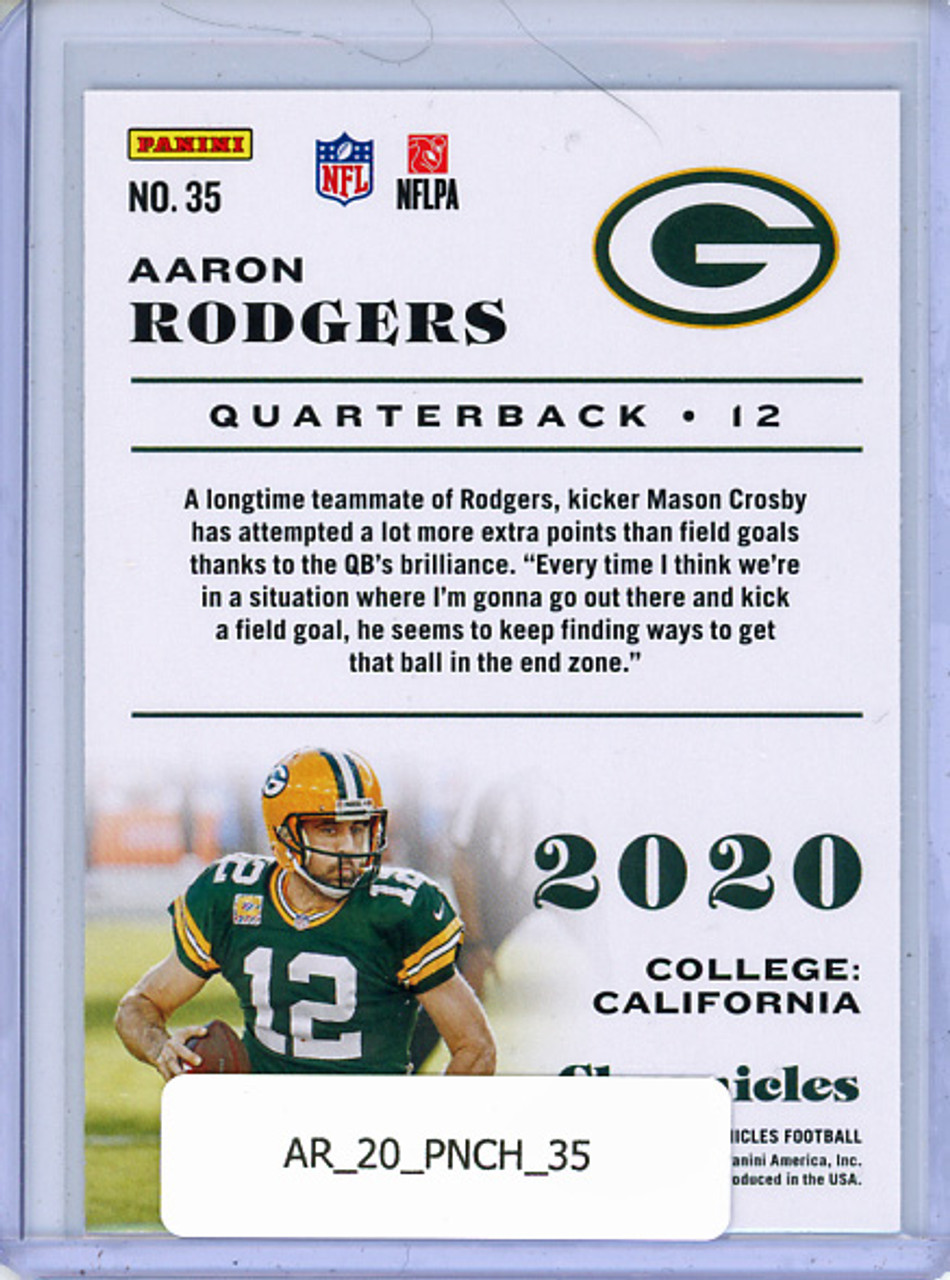 Aaron Rodgers 2020 Chronicles #35