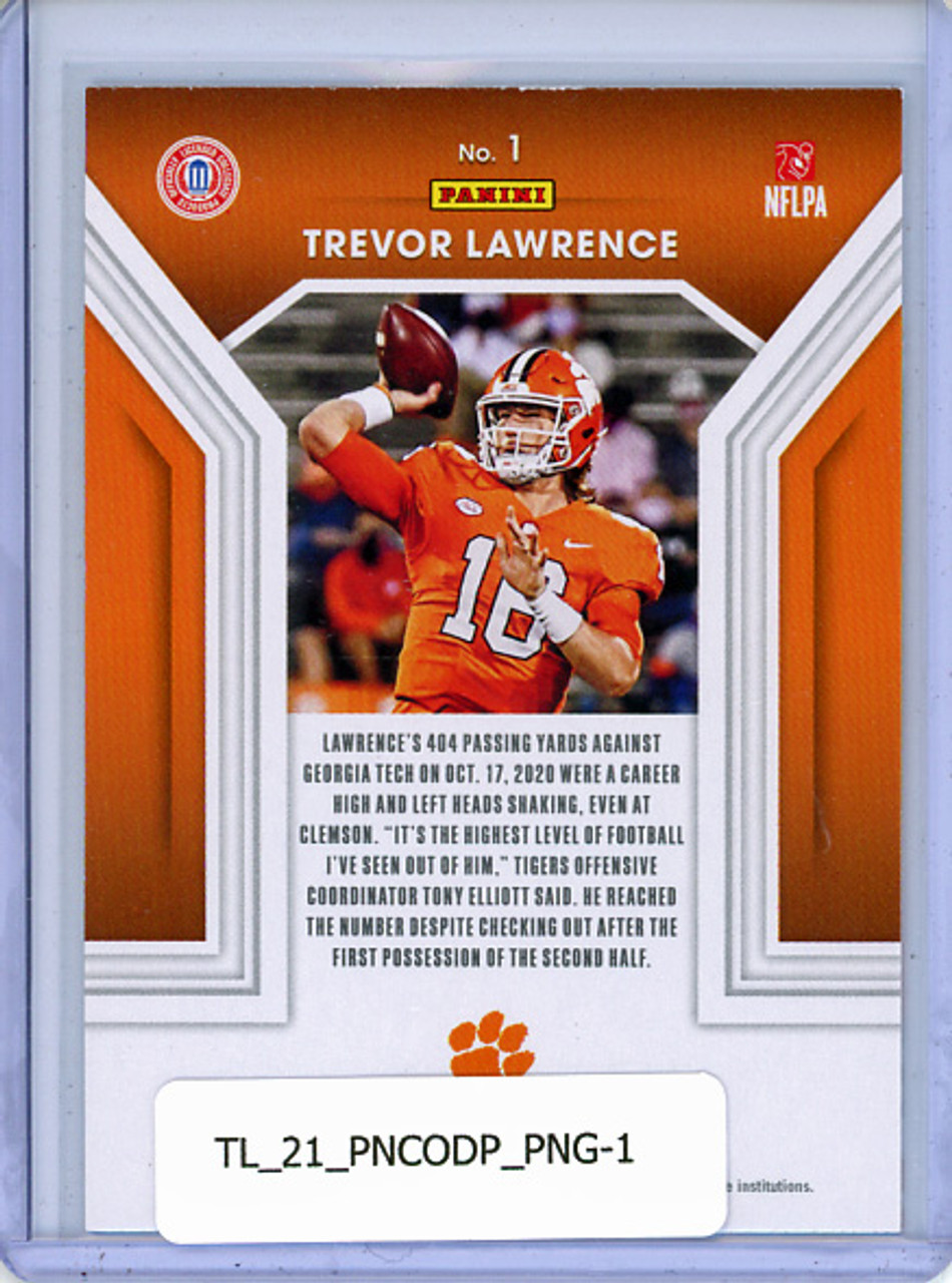 Trevor Lawrence 2021 Contenders Draft Picks, Playing the Numbers Game #1