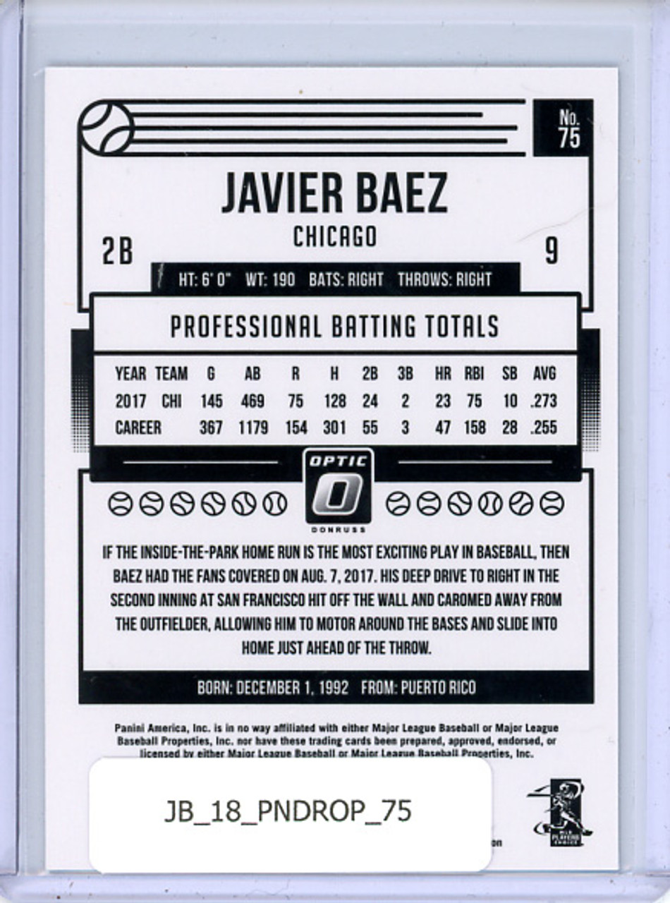 Javier Baez 2018 Donruss Optic #75