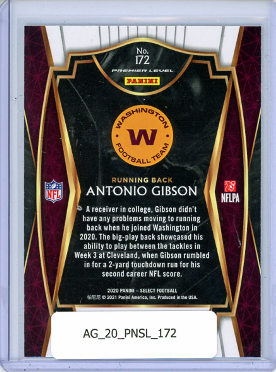 Antonio Gibson 2020 Select #172 Premier Level