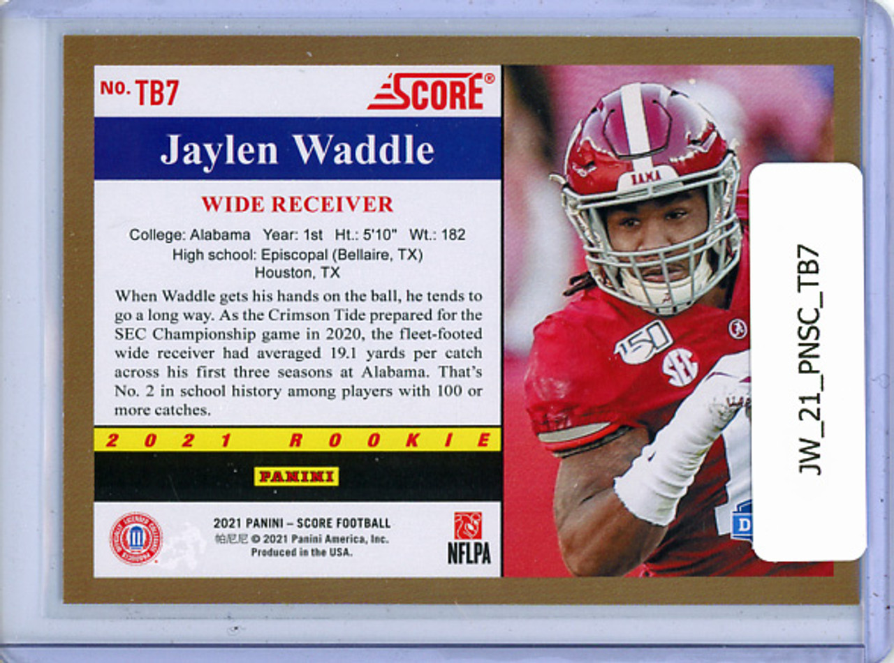 Jaylen Waddle 2021 Score, 1991 Throwback Rookies #TB7