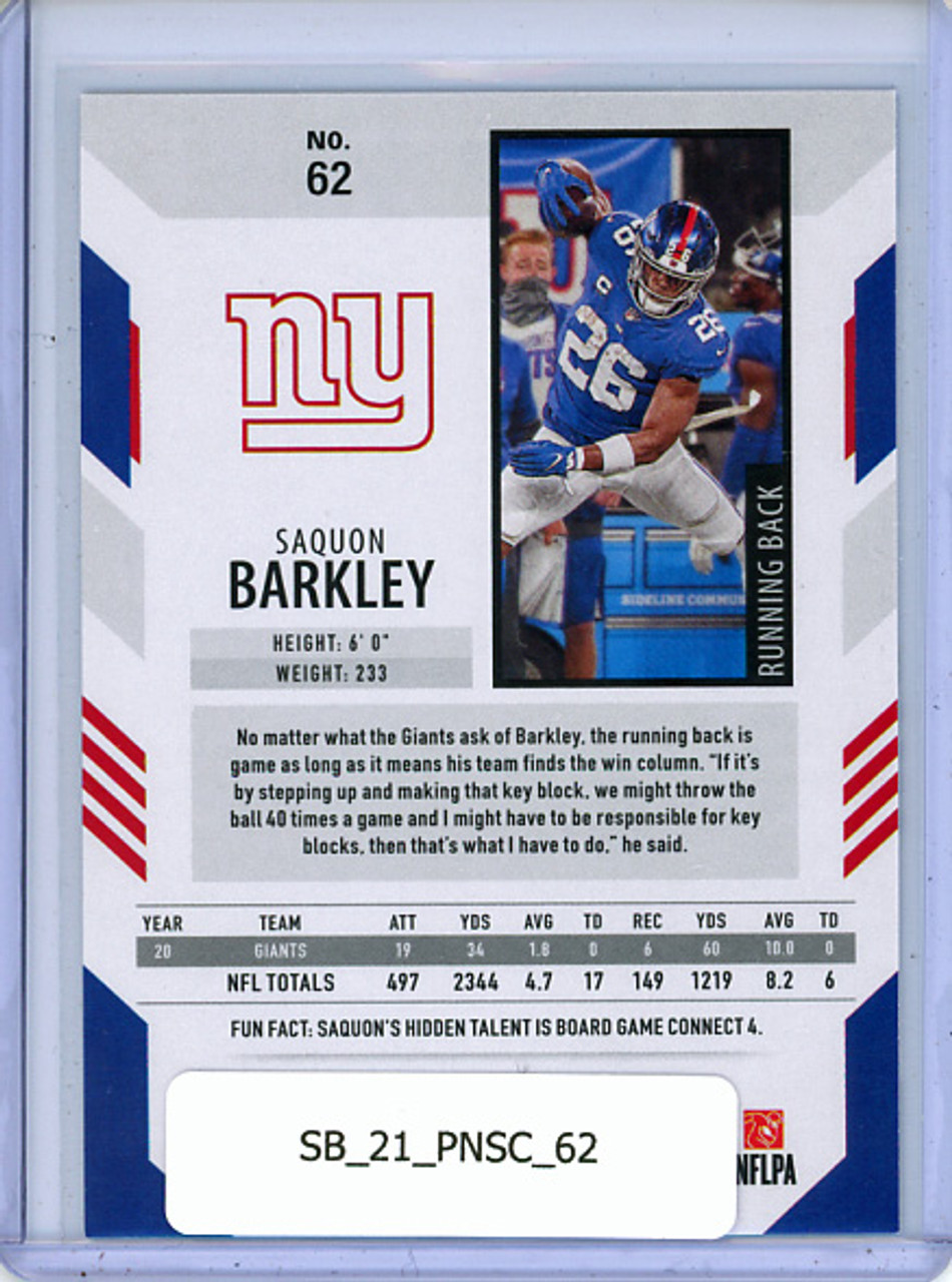 Saquon Barkley 2021 Score #62