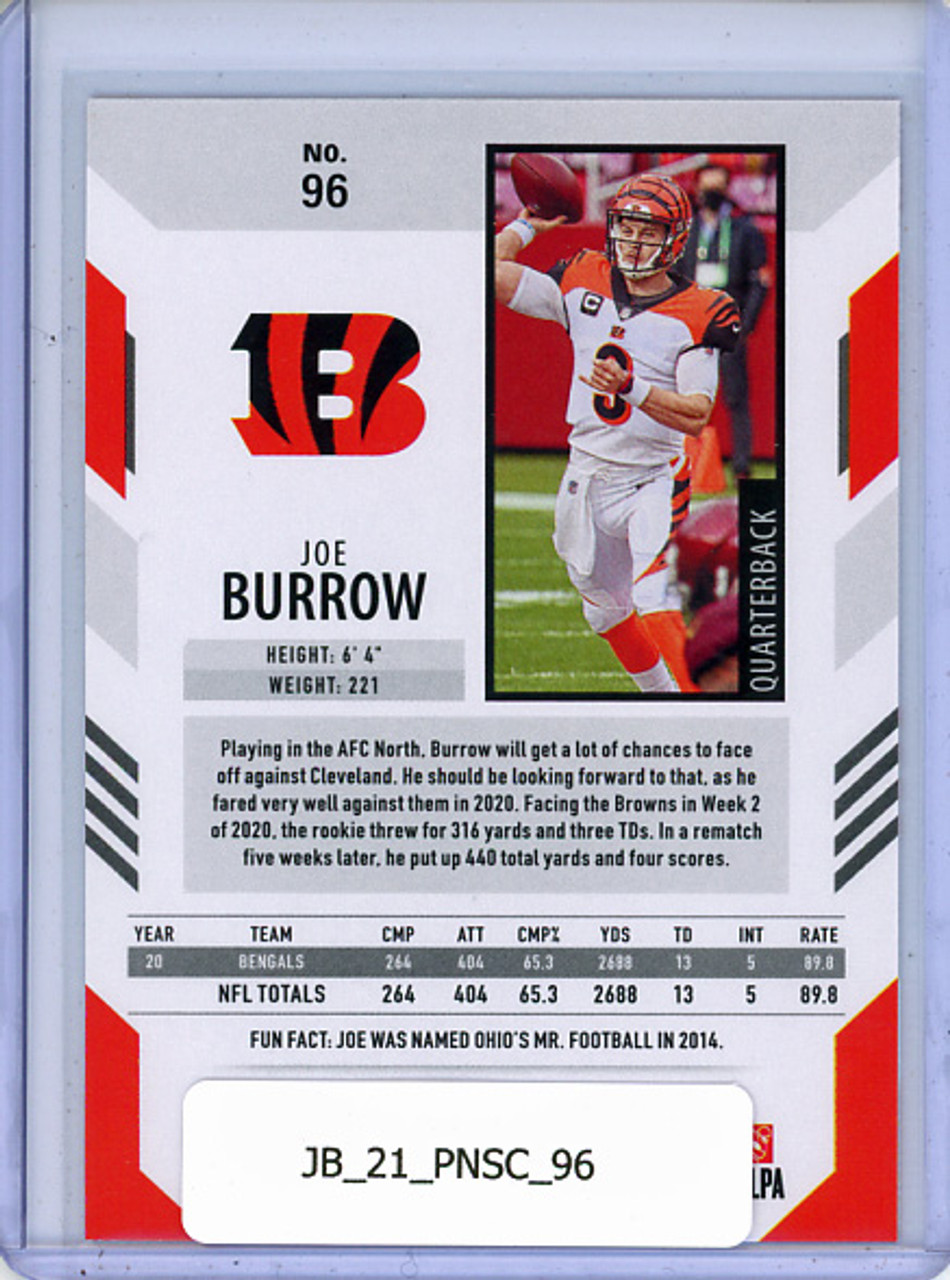 Joe Burrow 2021 Score #96