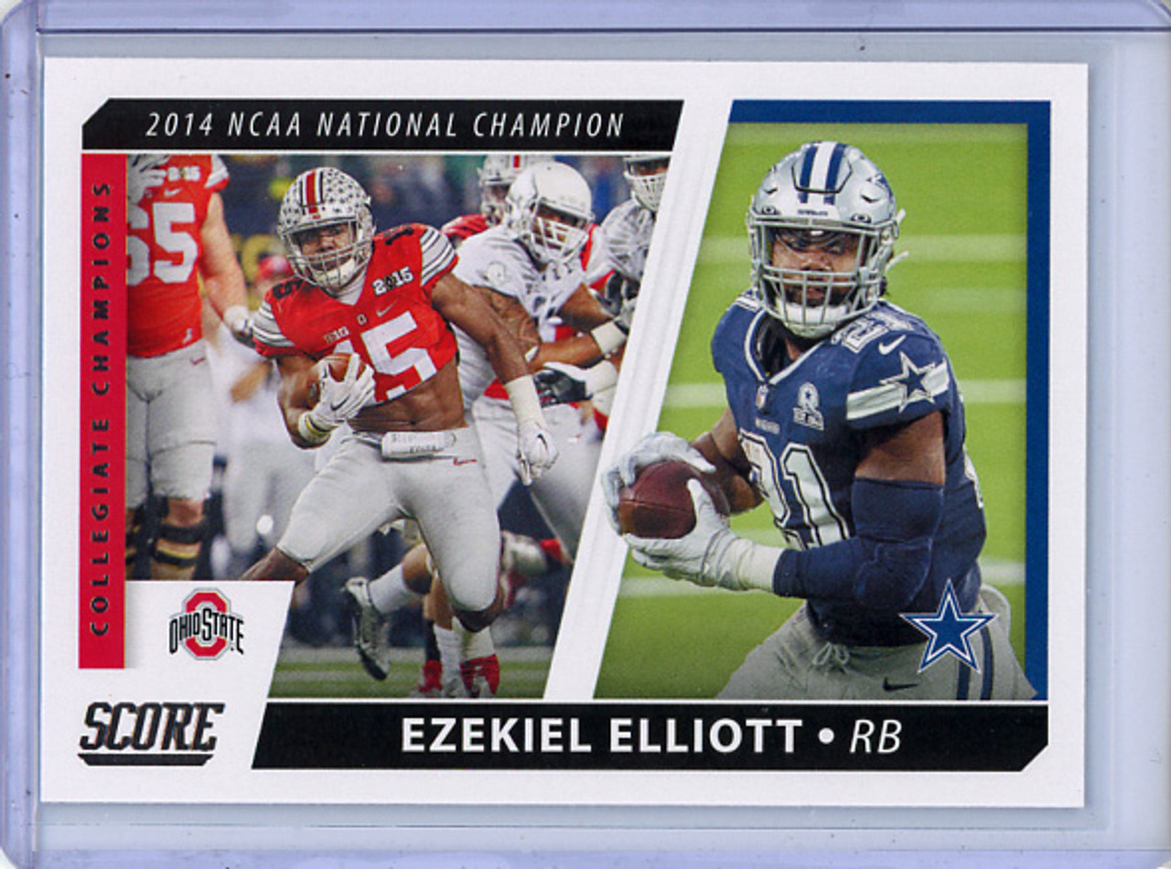 Ezekiel Elliott 2021 Score, Collegiate Champions #CC6