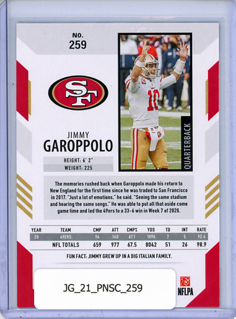 Jimmy Garoppolo 2021 Score #259