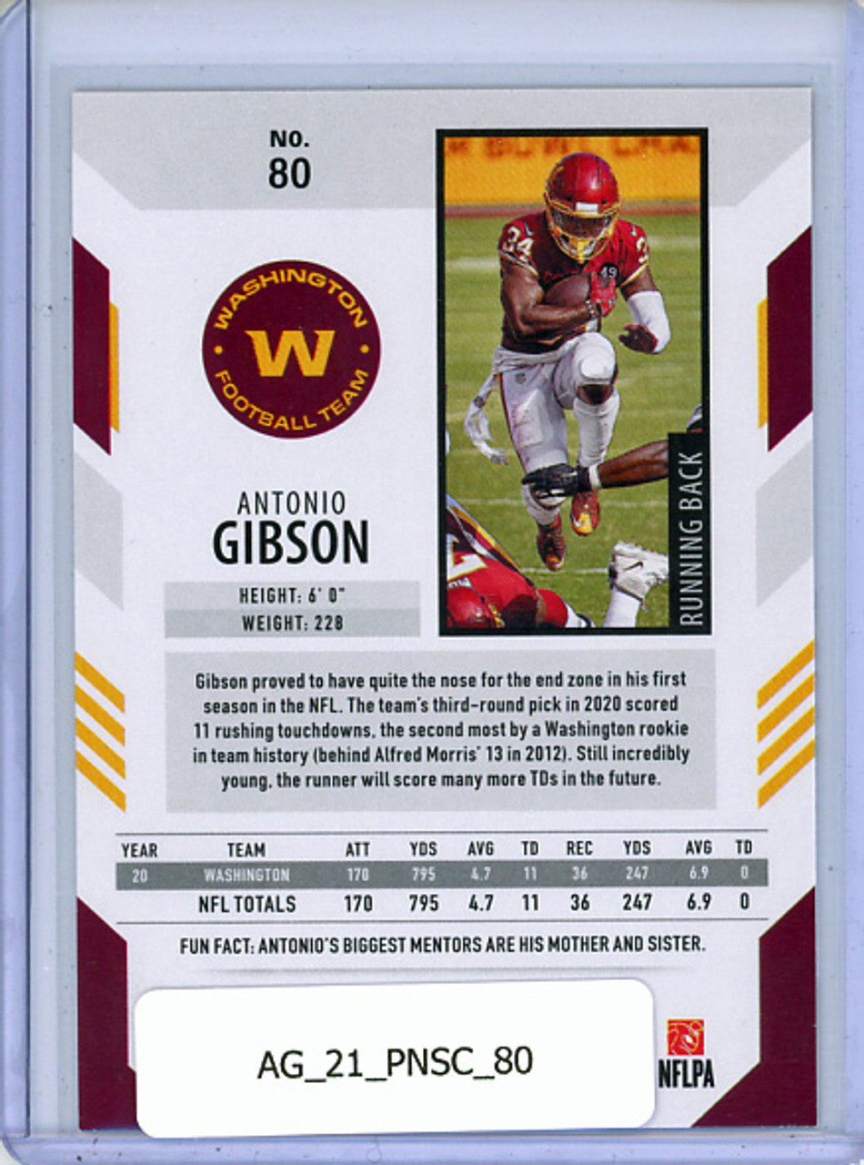 Antonio Gibson 2021 Score #80