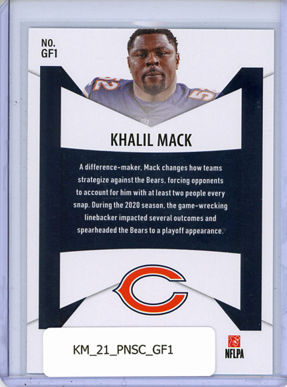 Khalil Mack 2021 Score, Game Face #GF1