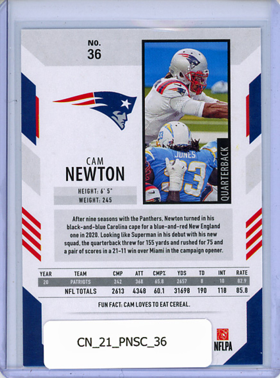 Cam Newton 2021 Score #36