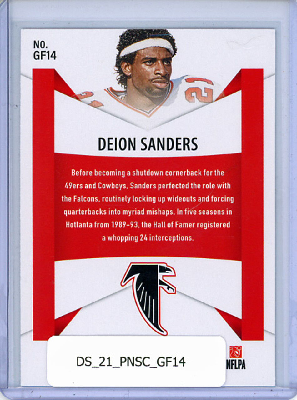 Deion Sanders 2021 Score, Game Face #GF14