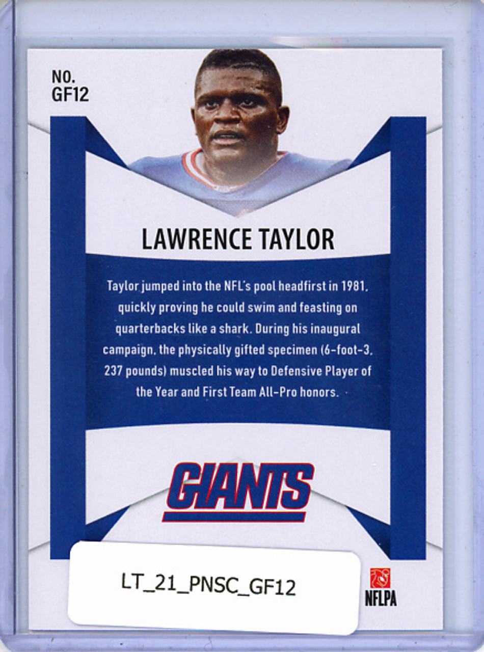 Lawrence Taylor 2021 Score, Game Face #GF12