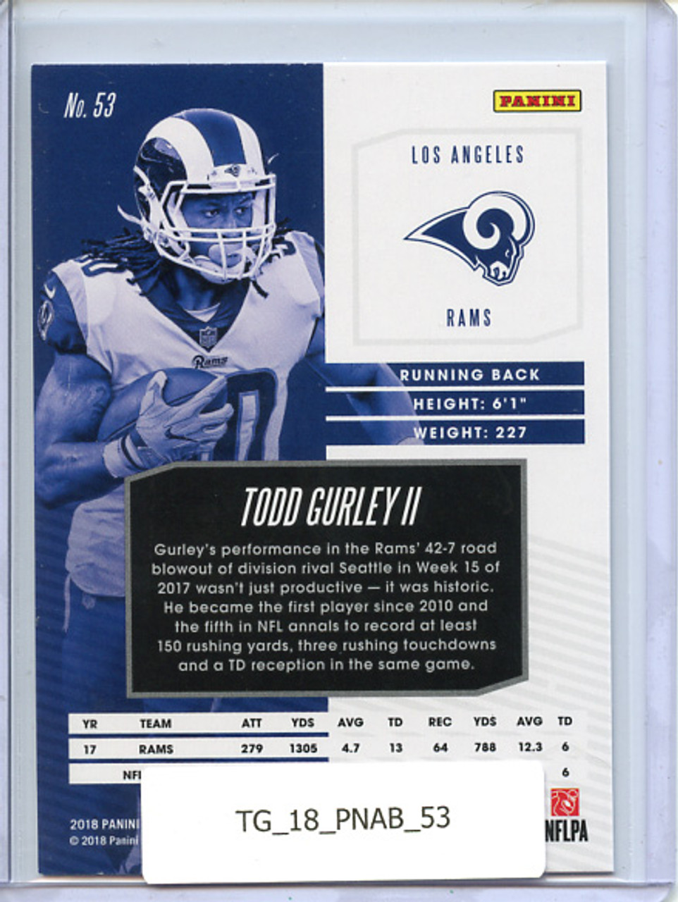 Todd Gurley 2018 Absolute #53