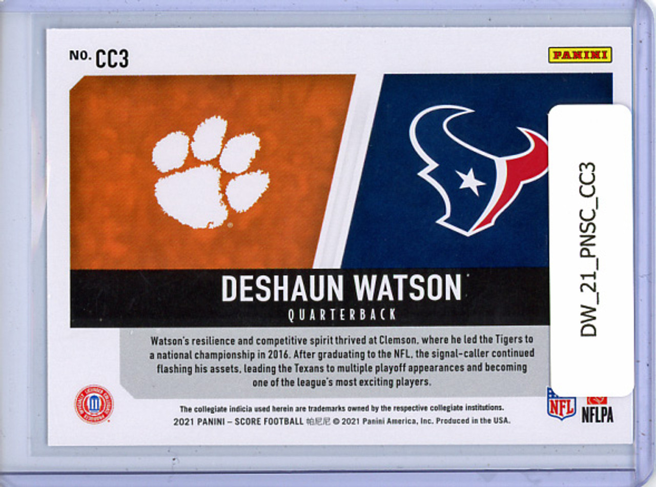 Deshaun Watson 2021 Score, Collegiate Champions #CC3