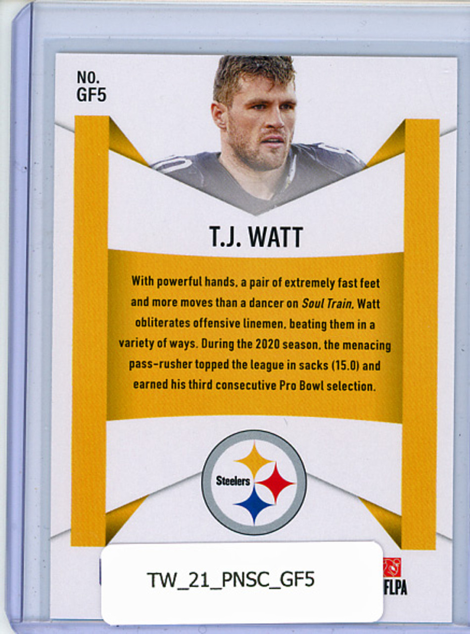T.J. Watt 2021 Score, Game Face #GF5