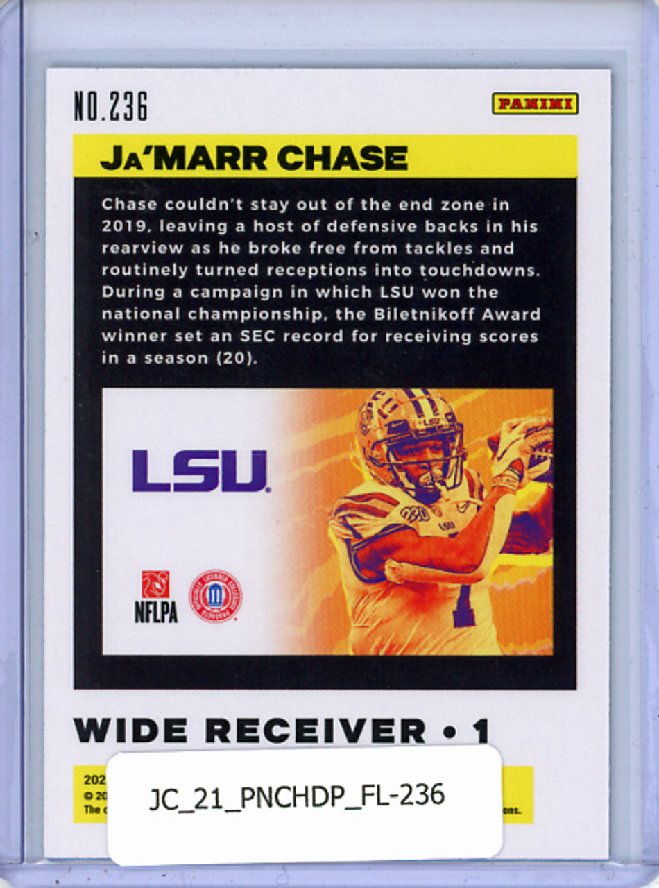 Ja'Marr Chase 2021 Chronicles Draft Picks, Flux #236