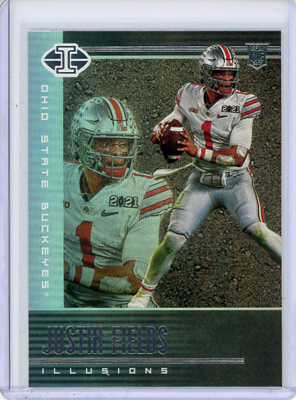 Justin Fields 2021 Chronicles Draft Picks, Illusions #102